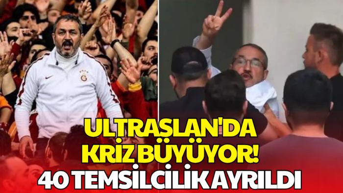 UltrAslan’da Kriz Büyüyor! Şirin’in Sloganının Ardından 40 Temsilcilik Ayrıldı